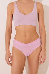 Women'secret Braga ancha brasile&ntilde;a fruncido rosa rosa