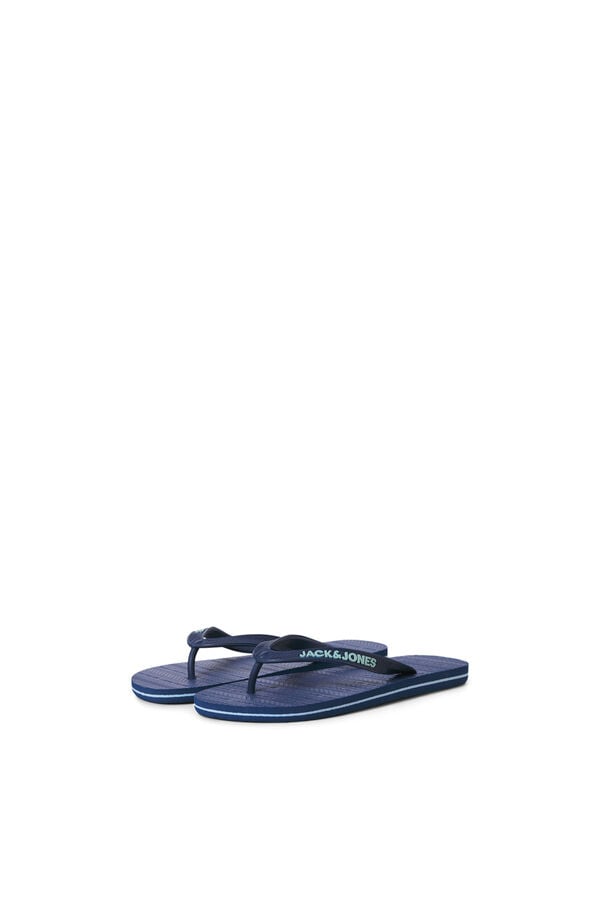 Jack & Jones Chanclas de dedo goma azul