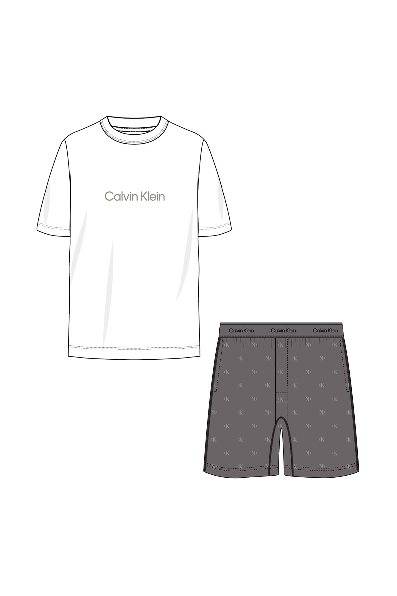Calvin Klein Conjunto de pijama corto