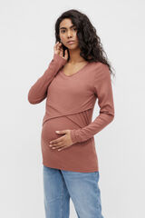 Mamalicious Camiseta lactancia maternity rojo