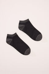 Women'secret Meias curtas pretas de lurex preto