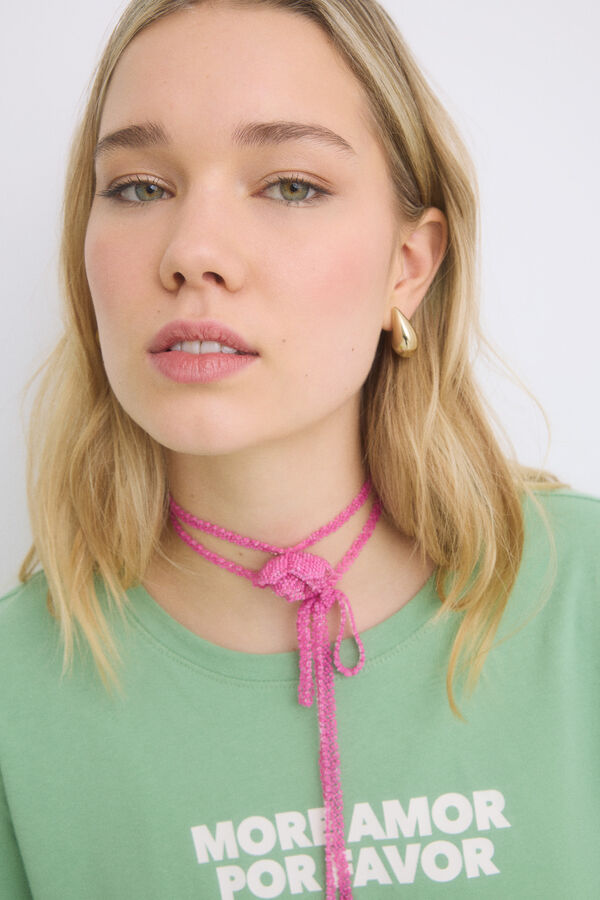 HI&BYE Pijama 100% algod&oacute;n cuadro vichy verde verde