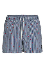 Jack & Jones Ba&ntilde;ador estampado azul