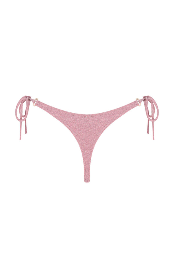 Women'secret Braga bikini tanga rosa brillo rosa