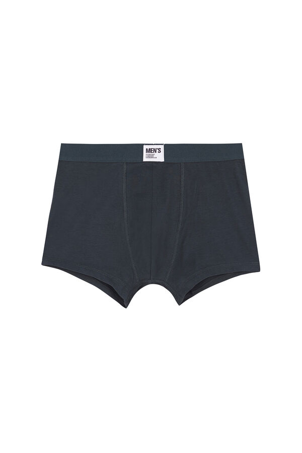 Women'secret Pack 2 calzoncillos b&oacute;xer algod&oacute;n gris y verde verde
