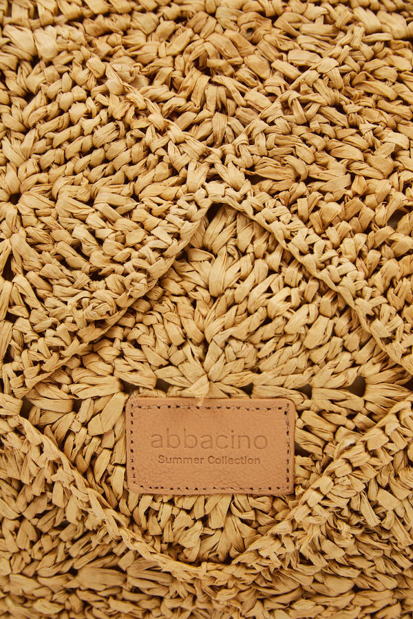 Abbacino Bolso de mano trenzado beige