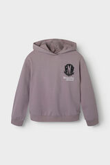 Name it Sudadera de Wednesday de ni&ntilde;a  morado/lila