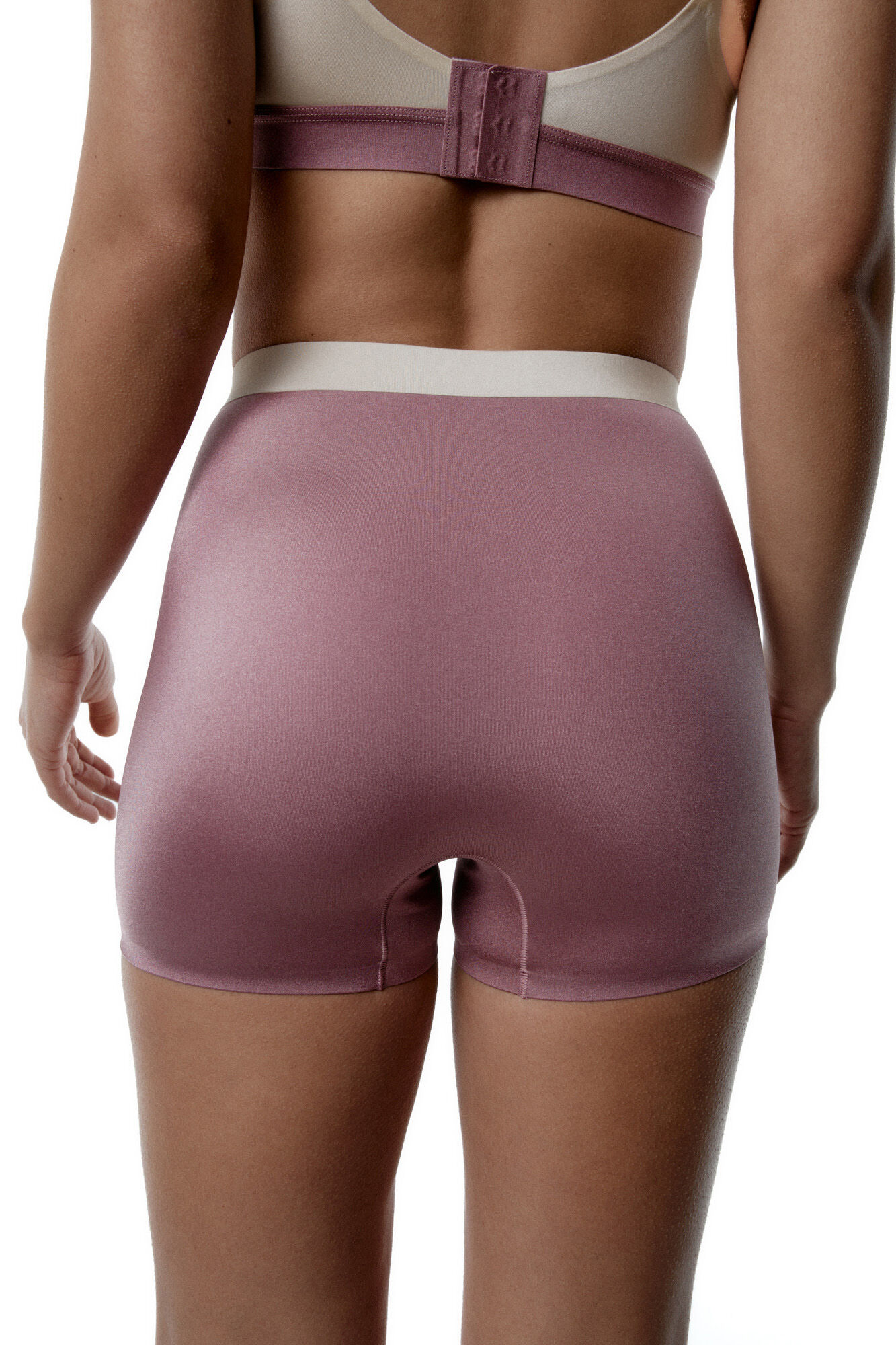 Black Limba Cueca boxer de microfibra brilhante