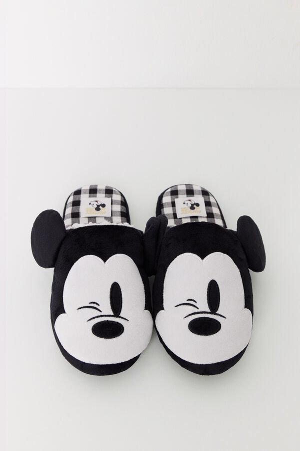 Women'secret Zapatillas casa Mickey Mouse 3D negro