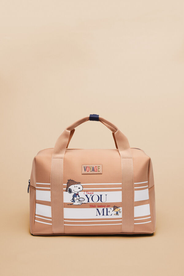 Women'secret Mala n&eacute;cessaire Snoopy Sherlock cru