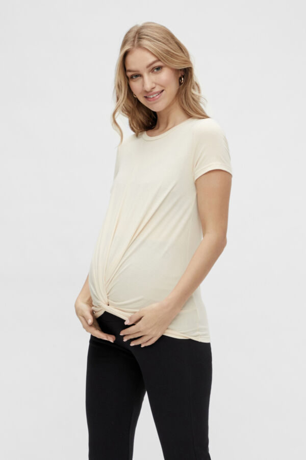 Womensecret Camiseta manga corta doble función maternity blanco