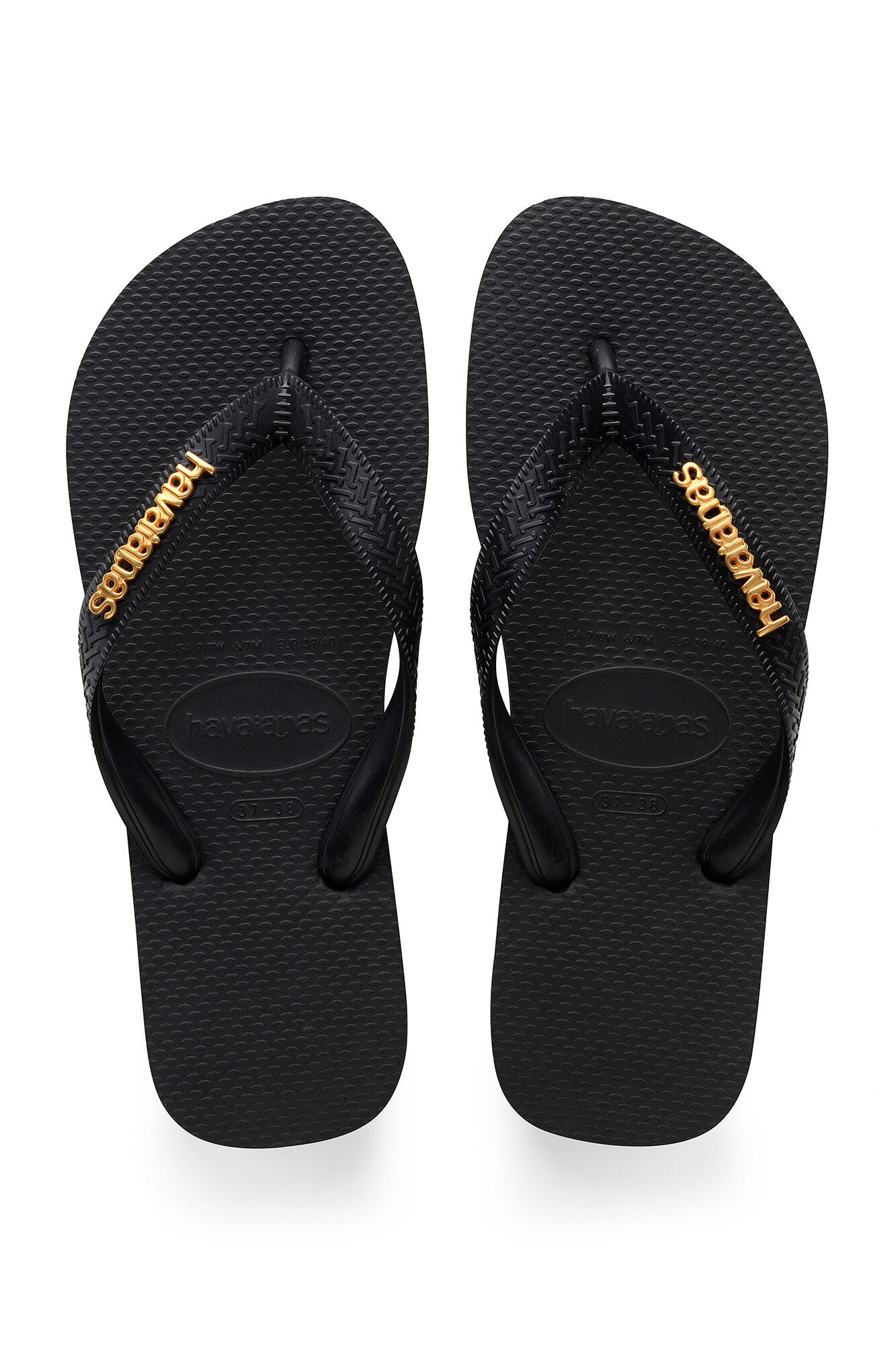 Havaianas Chanclas Hav. Logo Metallic Negro