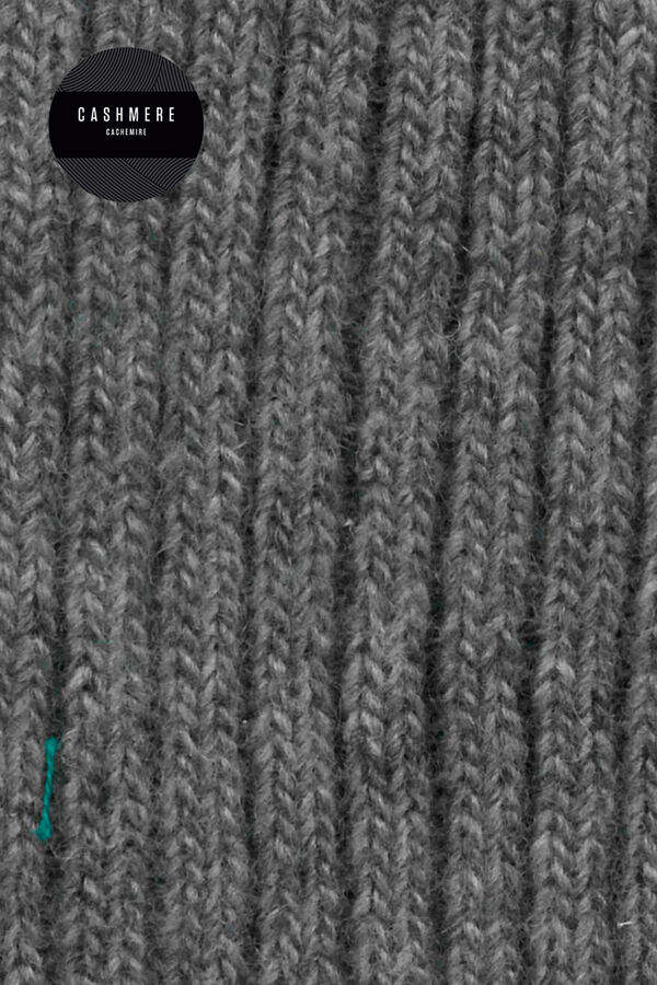 Punto Blanco Meias com nervuras cinzento