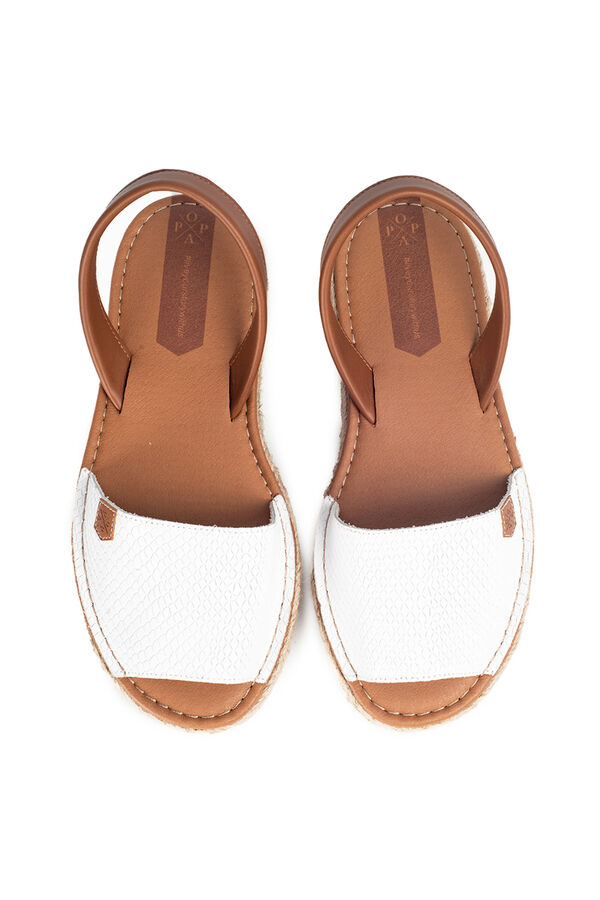 Popa Menorquina plataforma Saona Snake blanco