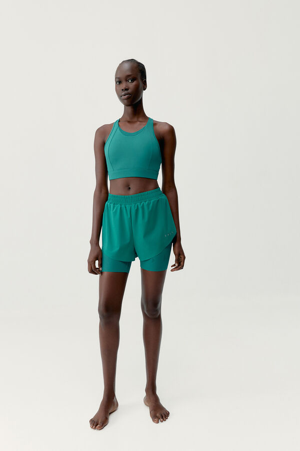 Born Living Yoga Top esportivo Bikila verde