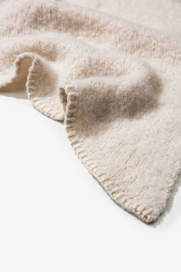 Vilanova Manta Bufanda Cepillada beige