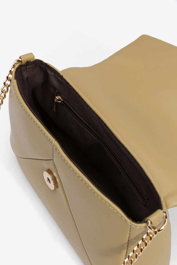 Vilanova Bolso Bandolera con Solapa amarillo