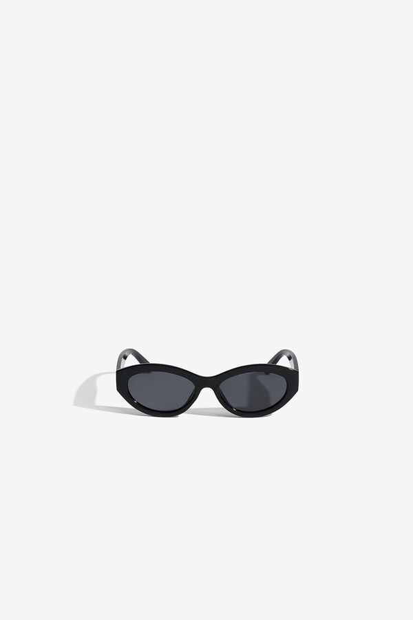 Vilanova &Oacute;culos de sol estilo olho de gato fino preto