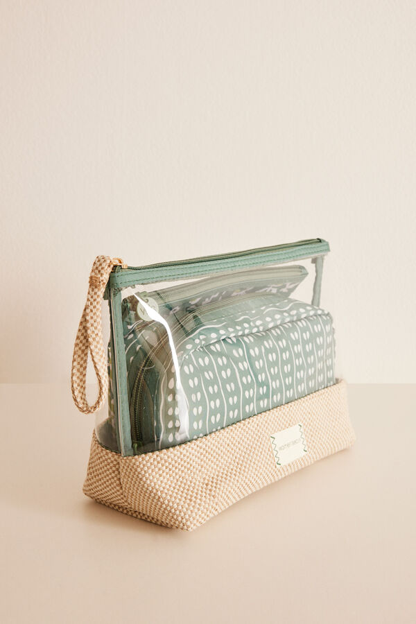 Women'secret Pack 3 neceseres flores kaki