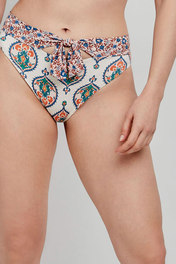 Gisela Braga bikini alta estampada estampado