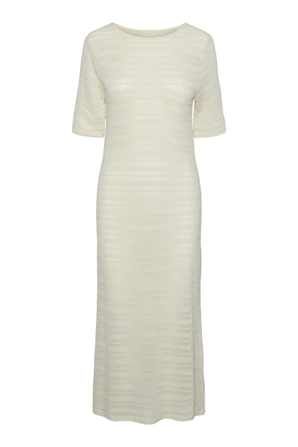 Pieces Vestido largo gris