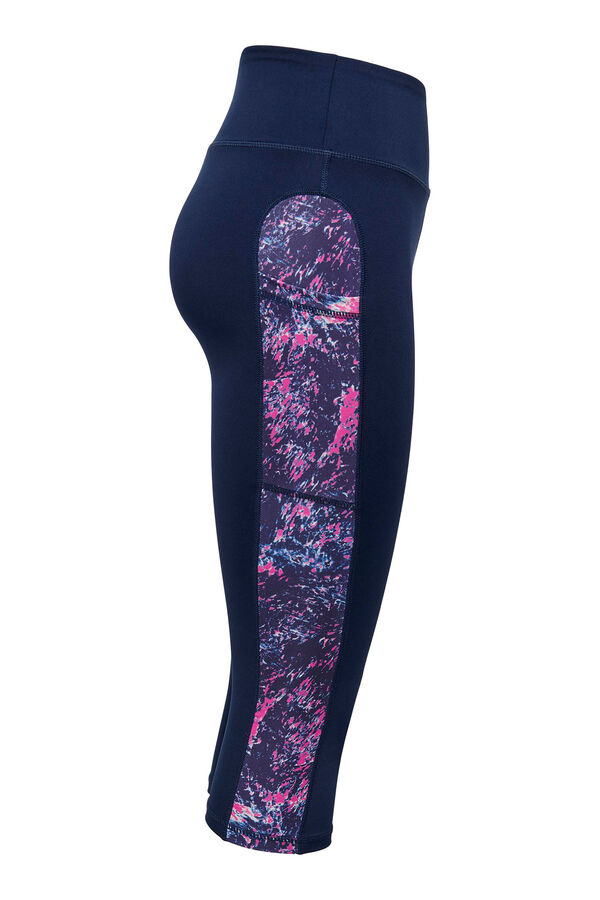Only Play Legging tres cuartos  azul