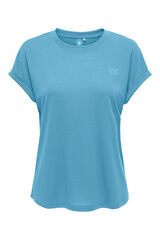 Only Play T-shirt manga curta azul