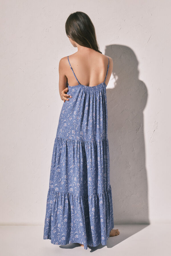 Women'secret Vestido largo tirantes estampado estampado