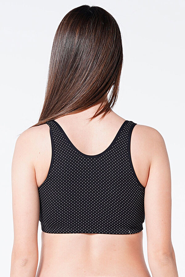 Ohma! Soutien de amamentação cruzado às bolas preto