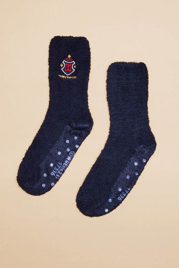 Women'secret Calcetines pelo Harry Potter azul marino azul