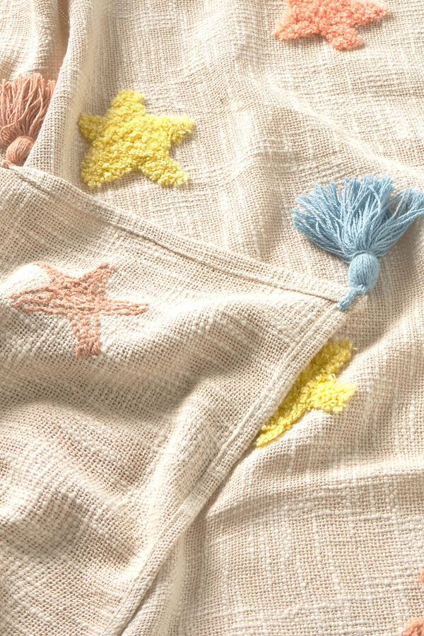 Calma House Plaid de algod&oacute;n Star estampado