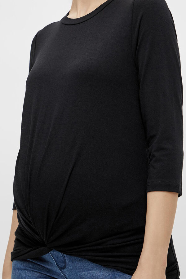 Womensecret Camiseta maternity negro
