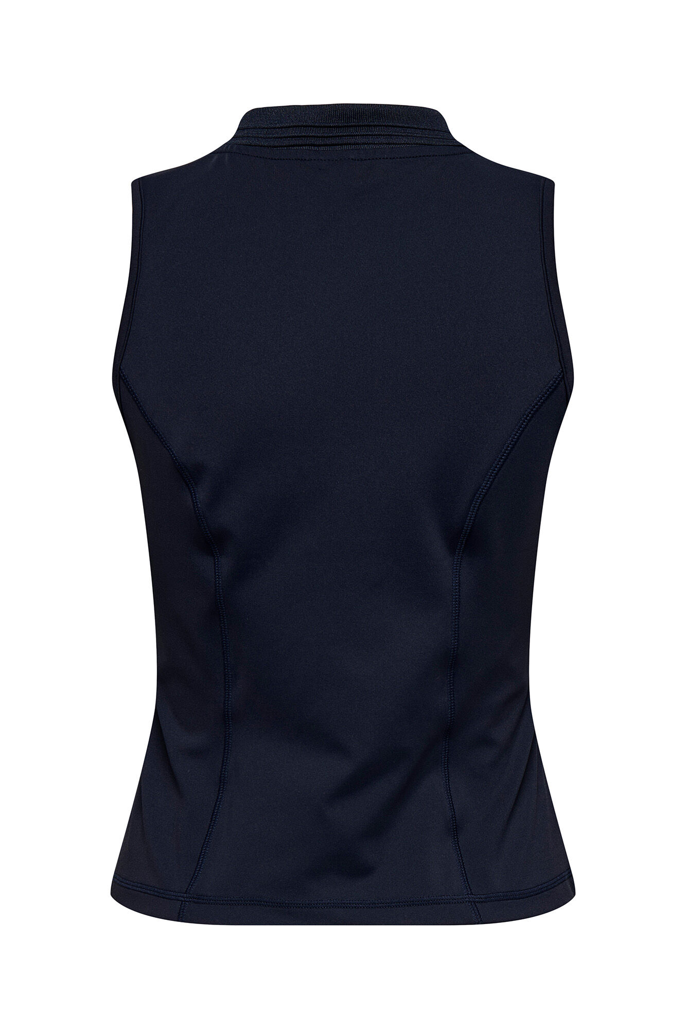 Only Play Polo t&eacute;cnico mangas com gola em bico 