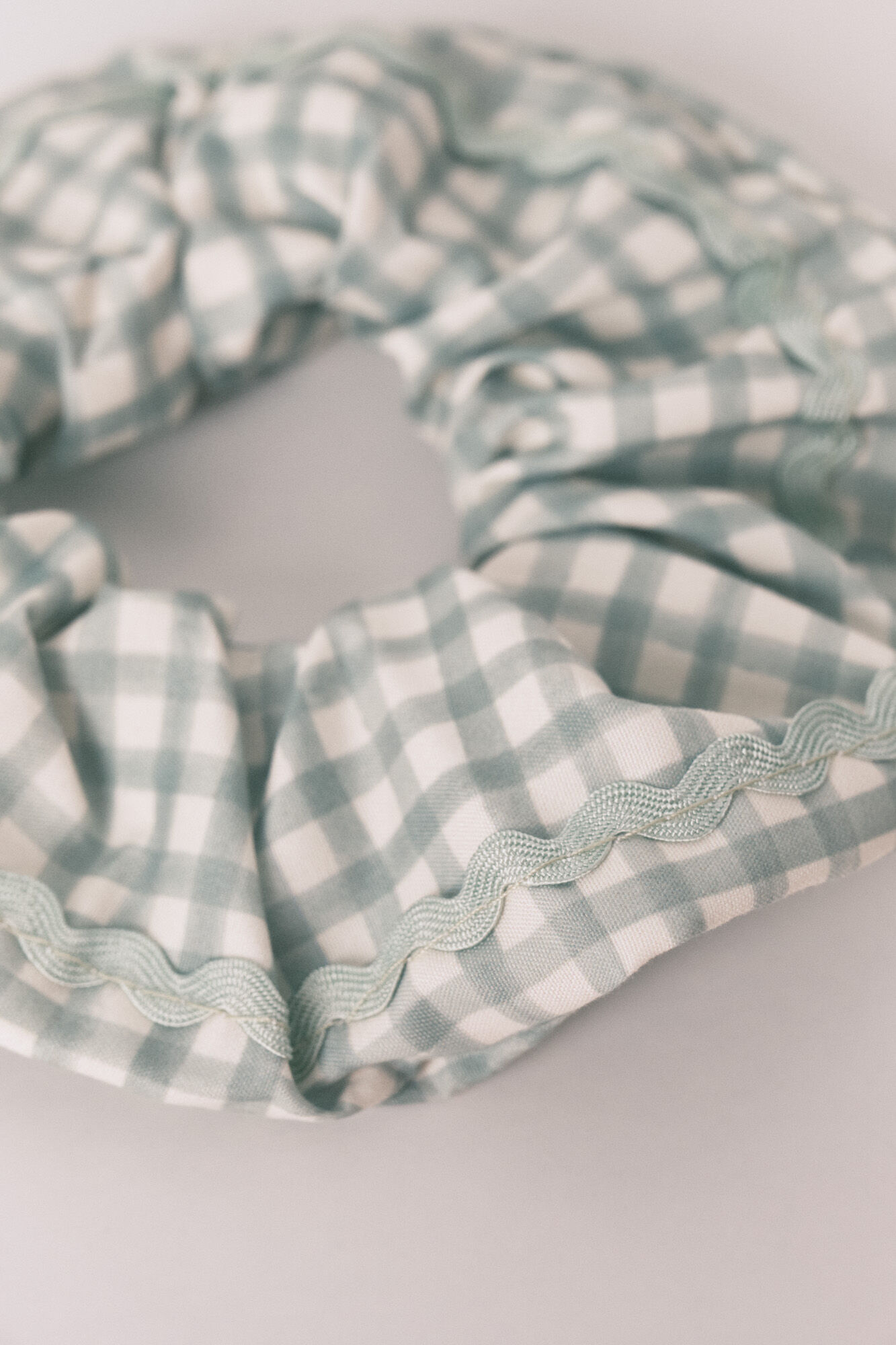 Women'secret Maxi scrunchie vichy verde