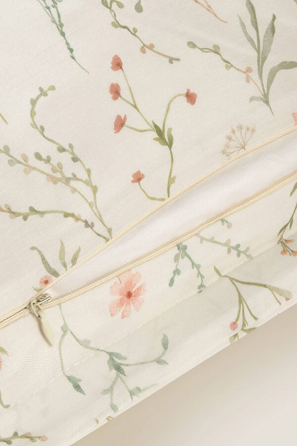 Textura Capa de quadrante de cetim estampada branco