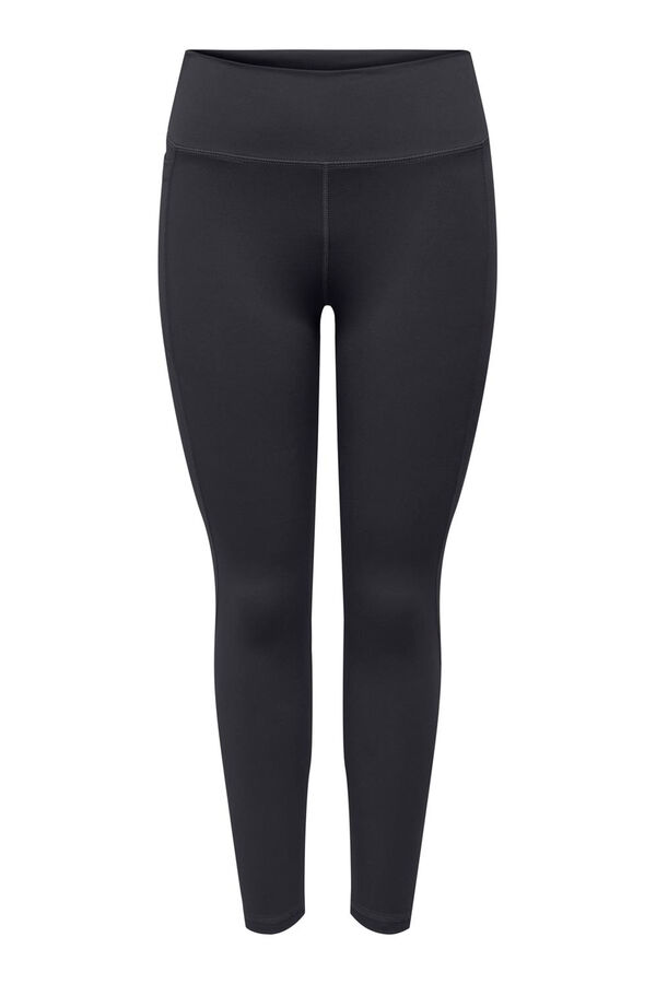 Only Play Leggings de cintura alta y bolsillo lateral gris