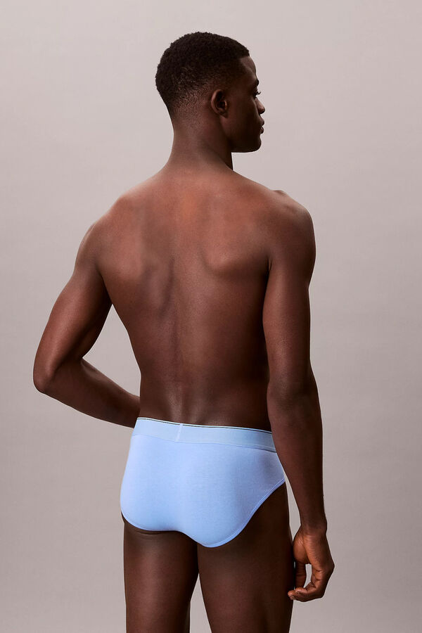 Calvin Klein Pack 3 slips algod&oacute;n logo estampado