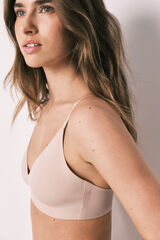 Women'secret NAKED Soutien triangular top nude  cru