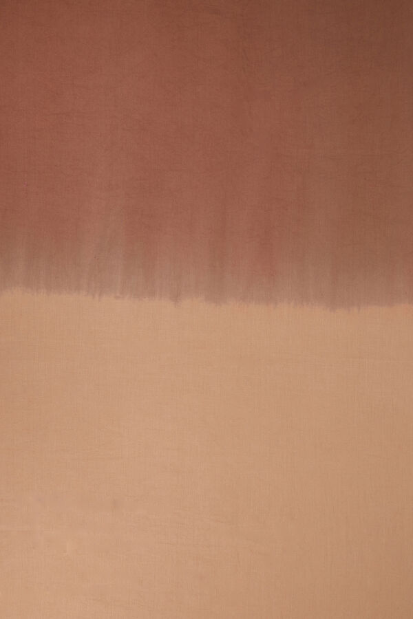 Abbacino Toalha de praia de algodão com estampa gradiente cru