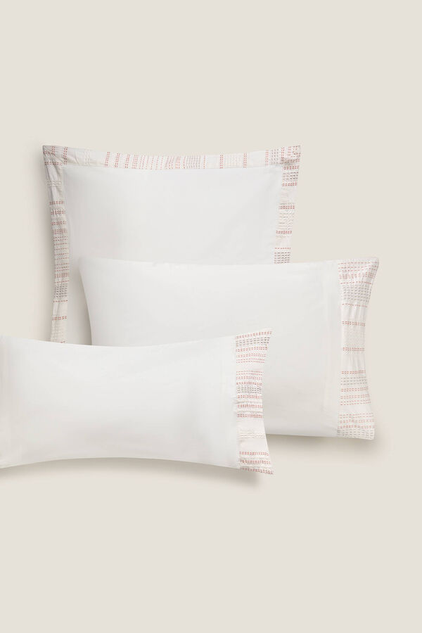 Textura Funda de almohada naranja