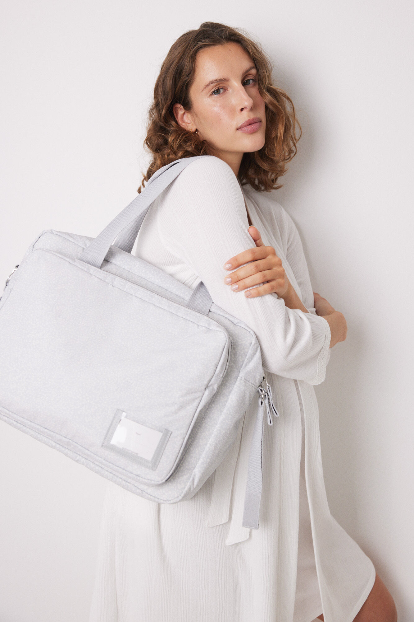 Women'secret Bolsa maternidade com estampado de bolinhas