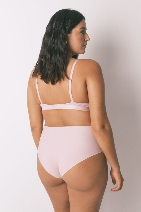 Women'secret Braga alta cl&aacute;sica microfibra rosa rosa