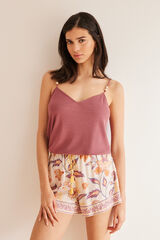 Women'secret Calções viscose estampado paisley estampado