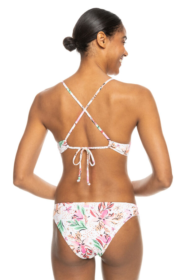 Roxy Conjunto de bikini deportivo para Mujer - Printed Beach Classics  blanco