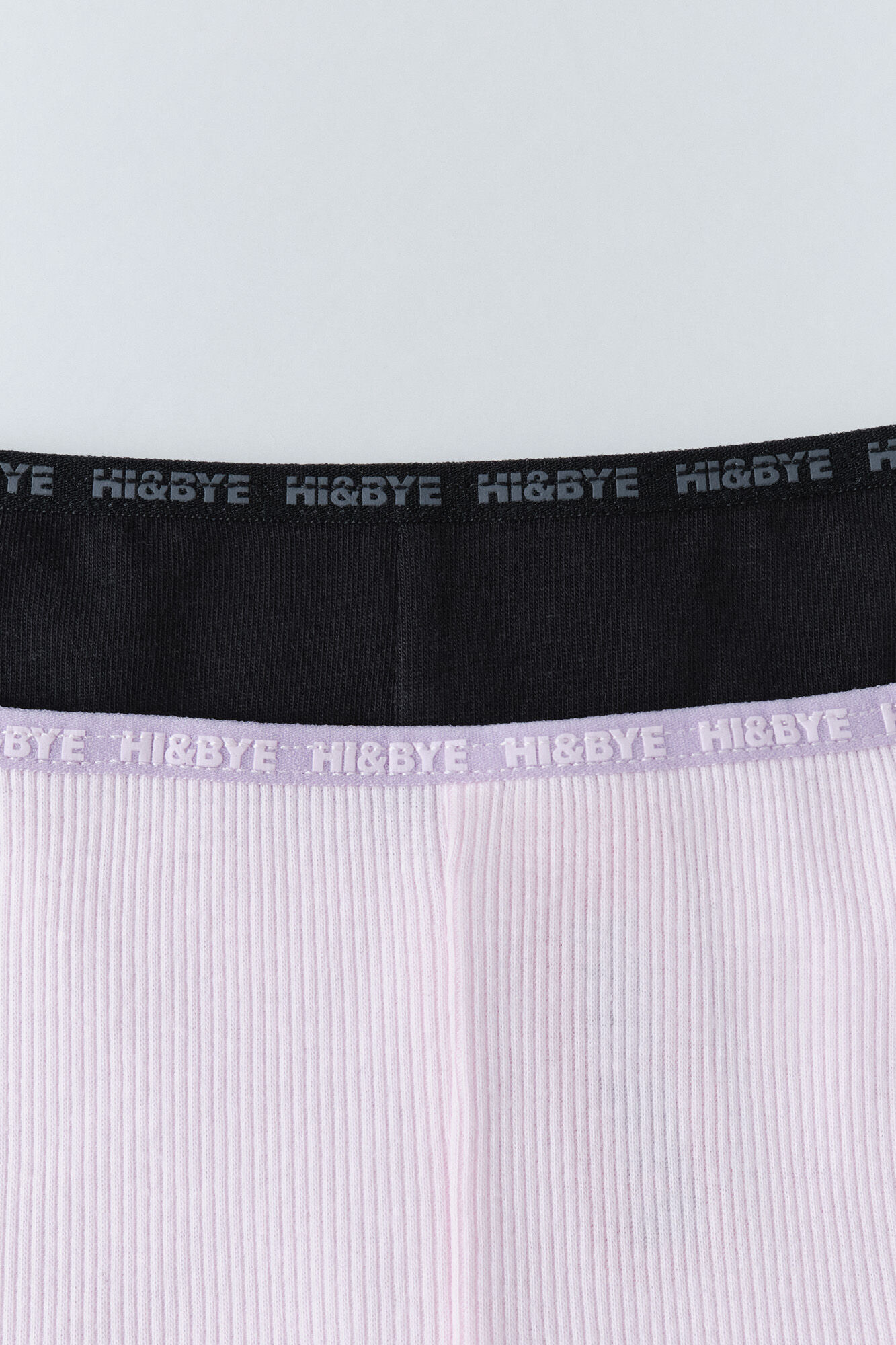 HI&BYE Pacote de 2 cuecas boxer pretas e rosa