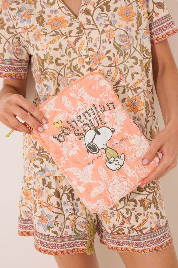 Women'secret Funda tablet Snoopy nylon acolchado estampado