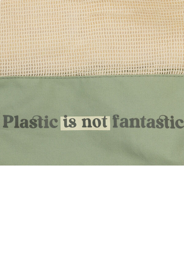 Mr. Wonderful Bolsa de tela estampado