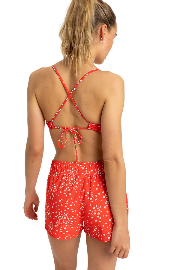 Roxy Cal&ccedil;as curtas vermelho