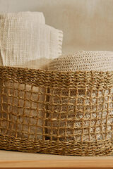 Calma House Cesto artesanal de junco de mar Hanoi nude