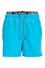 Jack & Jones Ba&ntilde;ador corto de hombre con el&aacute;stico  azul